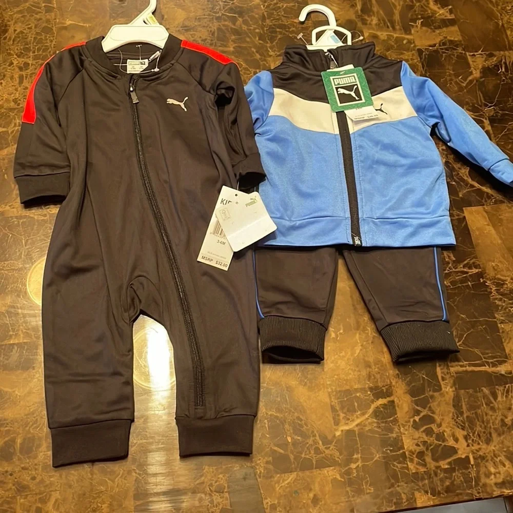 🎉NWT! Bundle of Two 3/6 Month Puma Outfits!